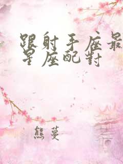 跟射手座最配的星座配对