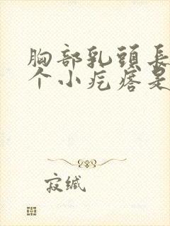 胸部乳头长了一个小疙瘩是什么情况