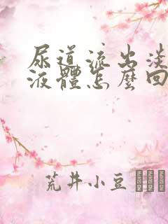 尿道流出淡黄色液体怎么回事