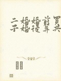 二婚婚前买的房子婚后算共同财产吗