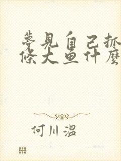 梦见自己抓到一条大鱼什么预兆