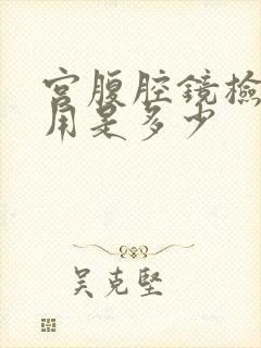 宫腹腔镜检查费用是多少