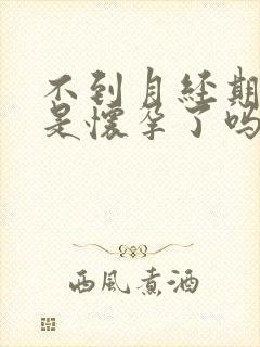 不到月经期出血是怀孕了吗