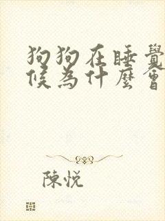 狗狗在睡觉的时候为什么会抽搐