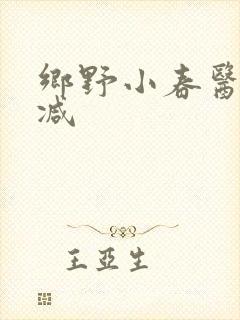 乡野小春医无删减