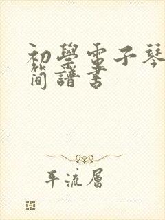 初学电子琴入门简谱书