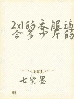 2xl的衣服适合多少斤的人穿