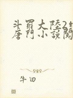 斗罗大陆2绝世唐门小说阅读