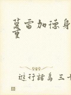 莫雷加德身高体重