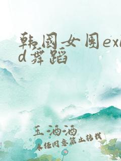 韩国女团exid舞蹈