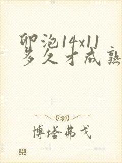 卵泡14x11多久才成熟