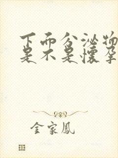 下面分泌物很多是不是怀孕了