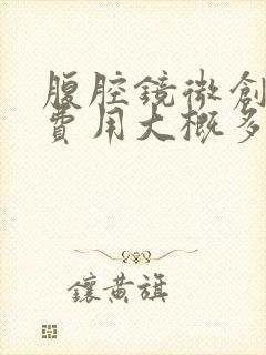 腹腔镜微创手术费用大概多少钱