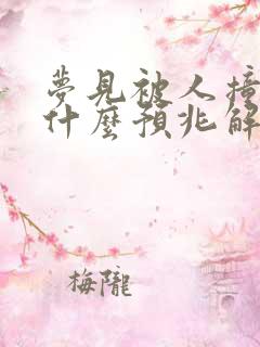 梦见被人撞车是什么预兆解梦