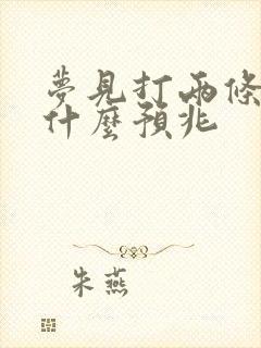 梦见打两条蛇是什么预兆