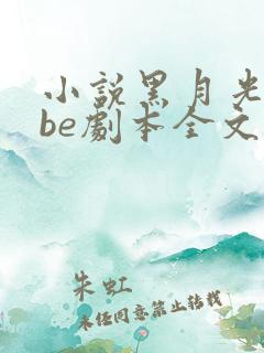 小说黑月光拿稳be剧本全文