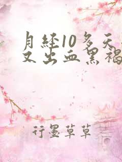 月经10多天后又出血黑褐色