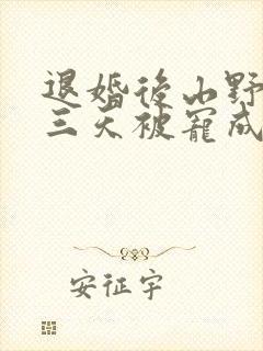 退婚后山野糙汉三天被宠成宝小说