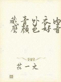 藏青外衣内搭什么颜色好看