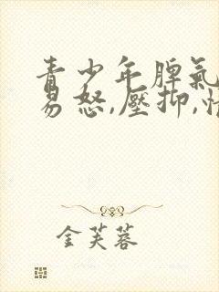 青少年脾气暴躁易怒,压抑,情绪低落