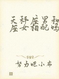 天秤座男和处女座女相配吗