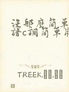 没那么简单吉他谱c调简单版