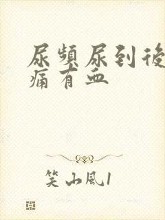 尿频尿到后面刺痛有血