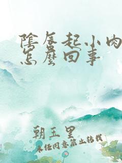 阴唇起小肉芽是怎么回事