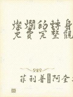 灿烂的转身高清免费完整观看