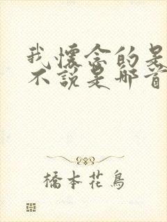 我怀念的是无话不说是哪首歌