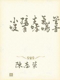 小孩支气管炎呼吸有哮鸣音