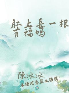 肚上长一根白毛有福吗