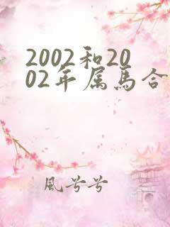 2002和2002年属马合婚吗