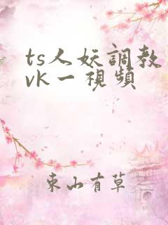 ts人妖调教丨vk一视频