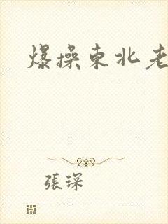 爆操东北老妇女