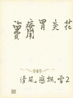 治疗胃炎花多少费用