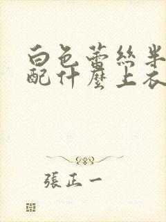 白色蕾丝半身裙配什么上衣好看