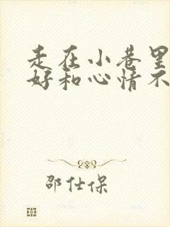 走在小巷里心情好和心情不好