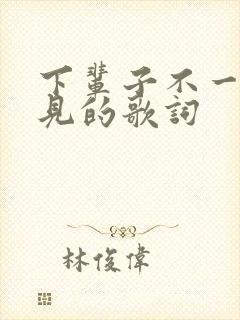 下辈子不一定遇见的歌词