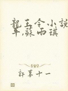 龙王令小说,陈平,苏雨琪