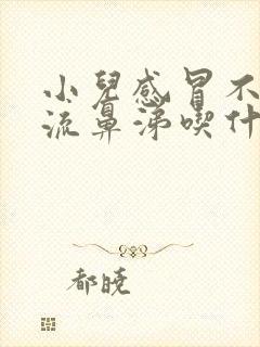 小儿感冒不发烧流鼻涕吃什么药