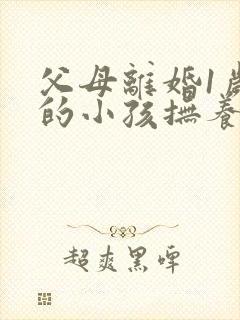 父母离婚1岁多的小孩抚养权应该归谁