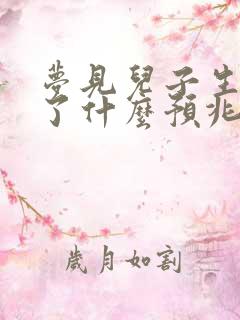 梦见儿子生小孩了什么预兆