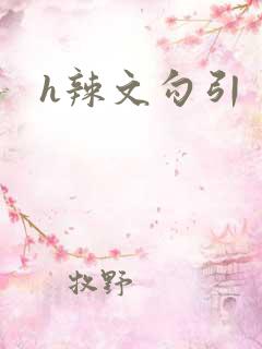 h辣文勾引