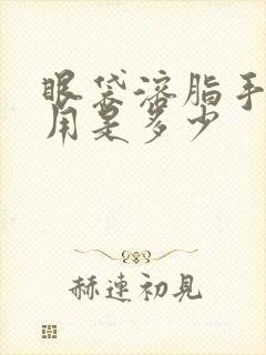 眼袋溶脂手术费用是多少