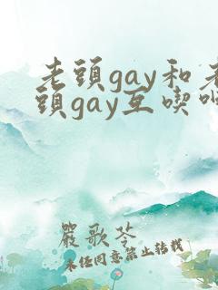 老头gay和老头gay互吃呻吟