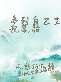 梦到自己生了对龙凤胎