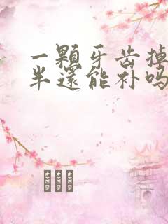 一颗牙齿掉了一半还能补吗