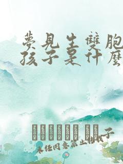 梦见生双胞胎男孩子是什么征兆