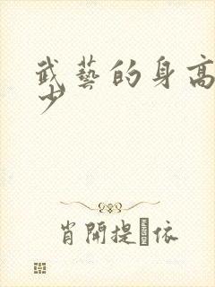 武艺的身高是多少